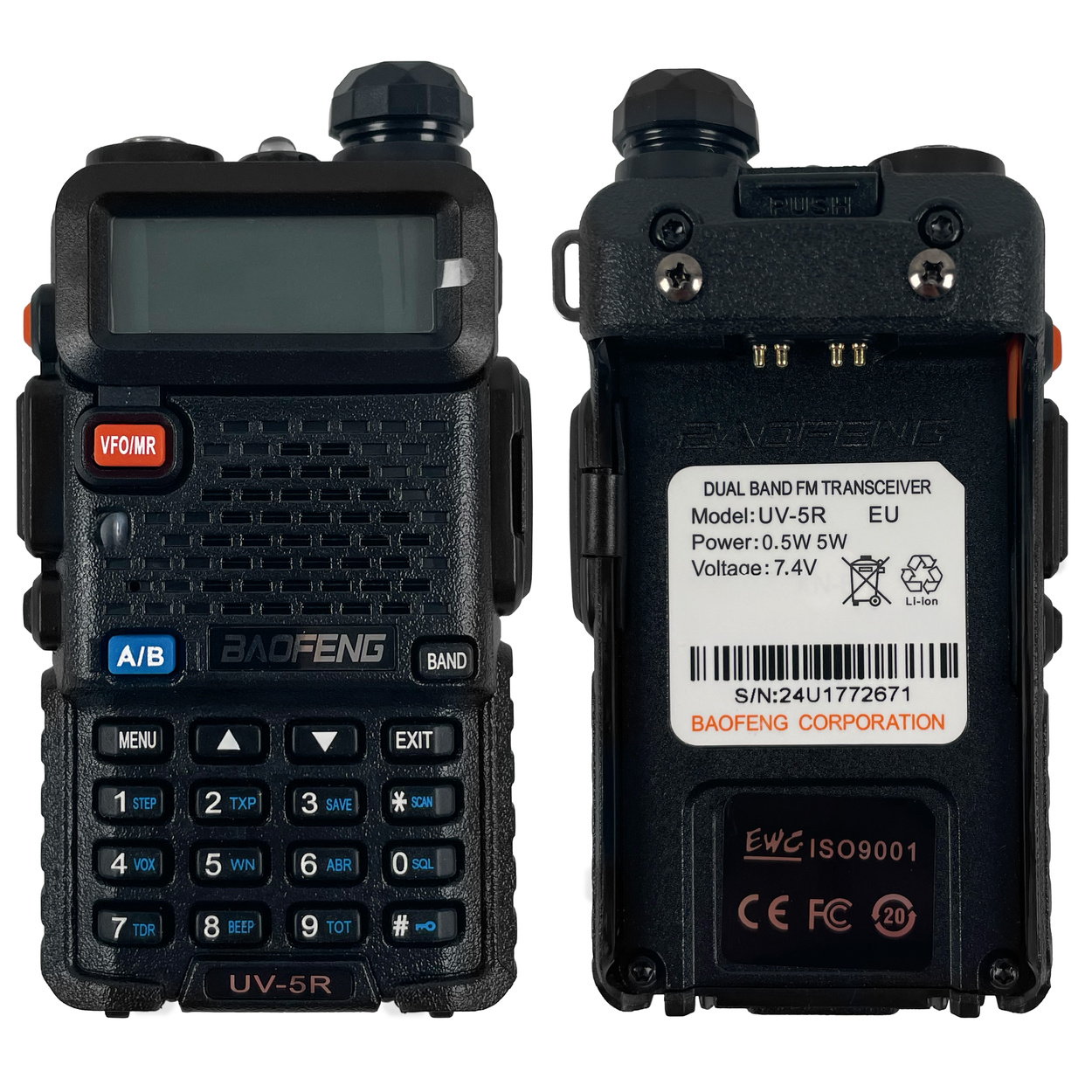 Radiotelefon Baofeng UV-5R EU 5W