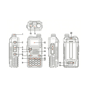 Radiotelefon Baofeng UV-5RH PRO 10W